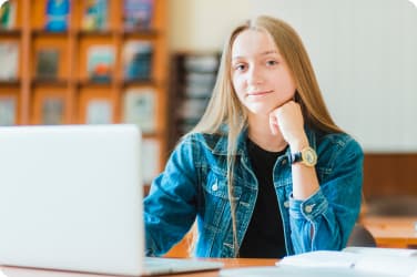 Students studying together